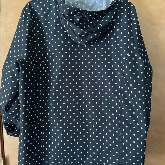 Karen Scott Sport Woman Plus Size Polka Dot Rain Jacket Size 2X - Picture 2 of 7
